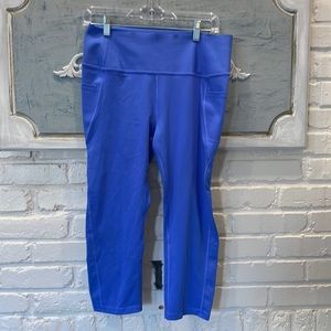 GapFit Sculpt Compression High Rise Blue/Periwinkle L Leggings